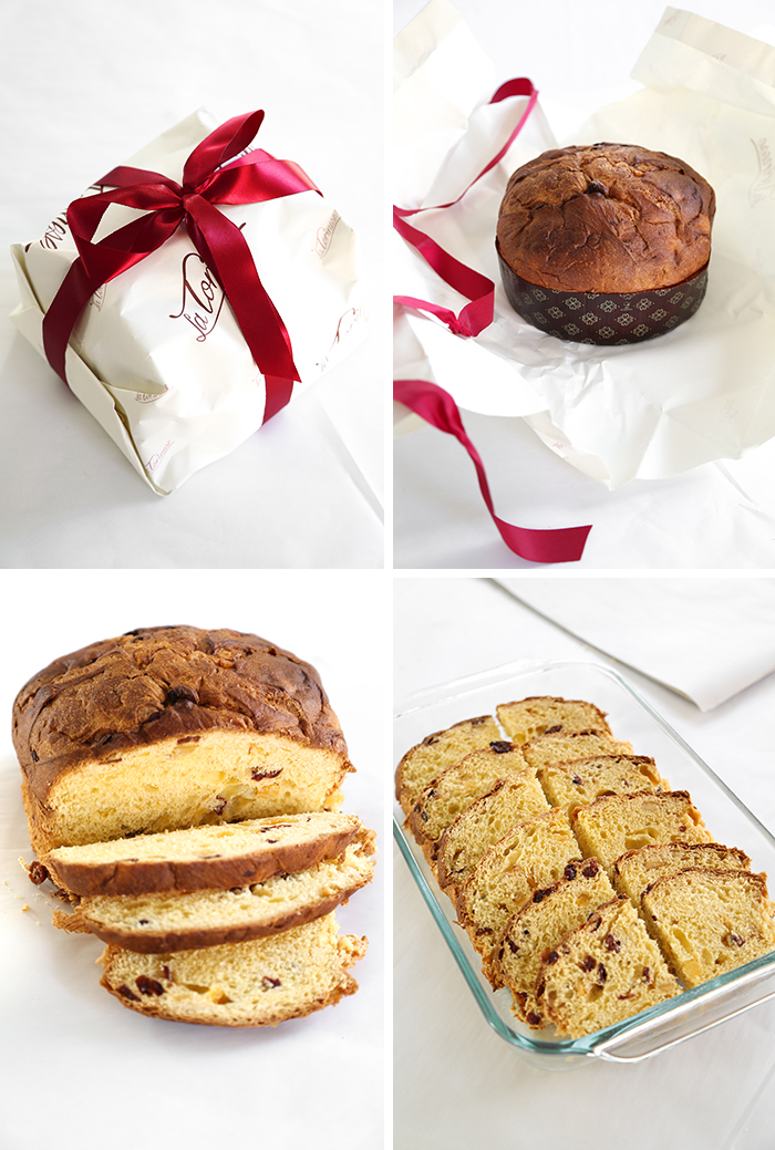 Panettone Baked French Toast | Sprinkle Bakes