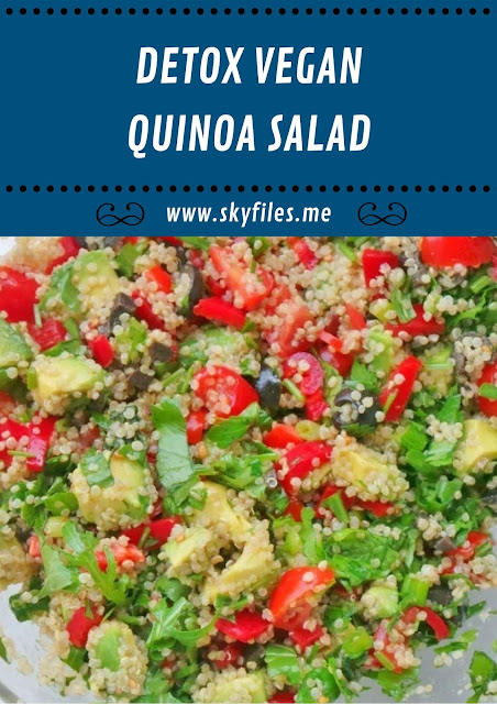 DETOX VEGAN QUINOA SALAD DETOX VEGAN QUINOA SALAD