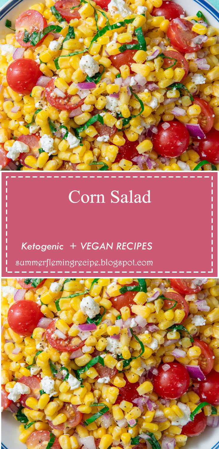 Corn Salad makes the perfect summer dish for picnics, potlucks, or BBQs. So easy to make with no cooking involved! If you need more summer salad ideas we have plenty to choose from! 