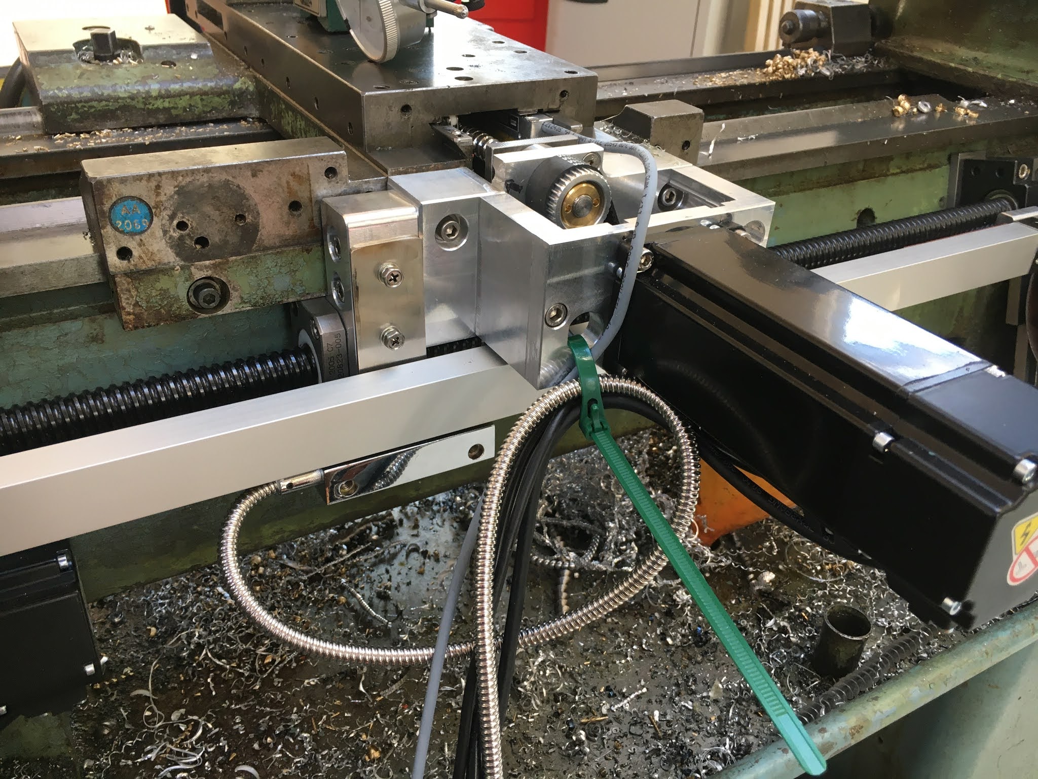 The Mighty Shiz Z axis encoder LinuxCNC configuration and mechanical