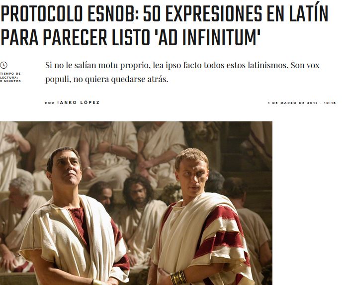 Informática y Docencia Frases en latín