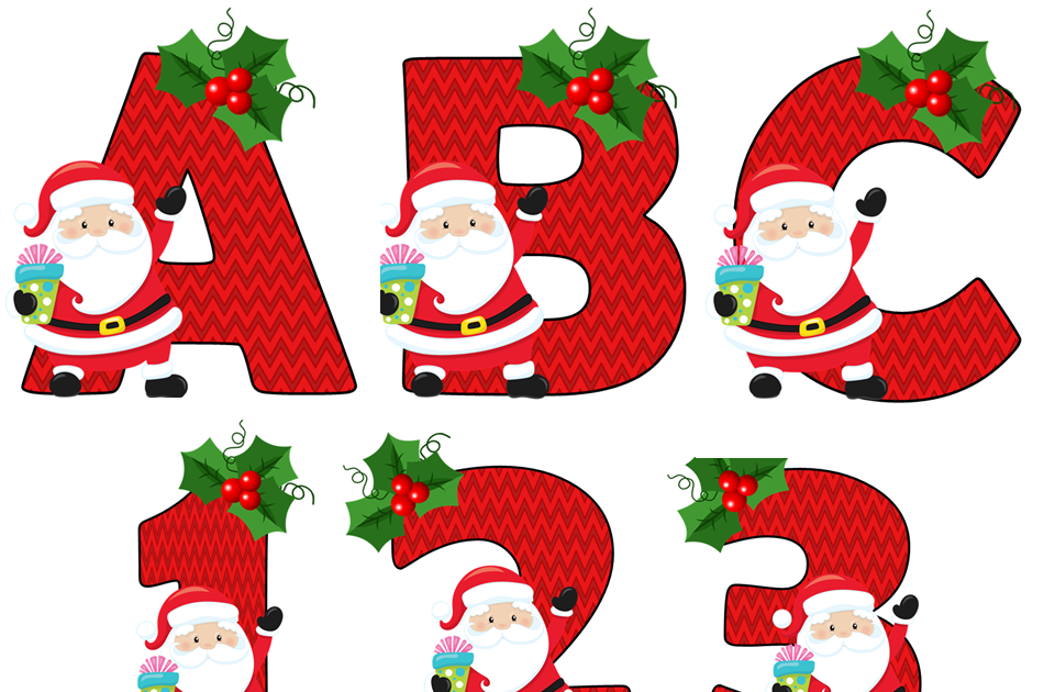 Kits imprimibles gratis : Navidad Abecedario