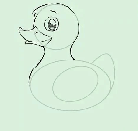 تعليم الرسم للاطفال رسم بطة رسومات سهلة draw duck