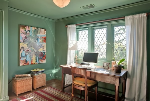 10 Fotos de oficinas color verde - Colores en Casa