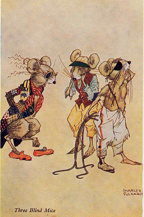 inkspired musings: Nursery Rhyme Time with 3 Blind Mice