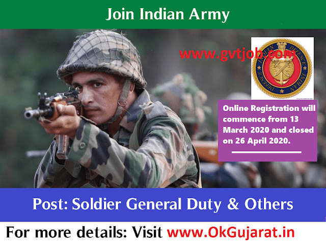 Indian Army Recruitment 2020