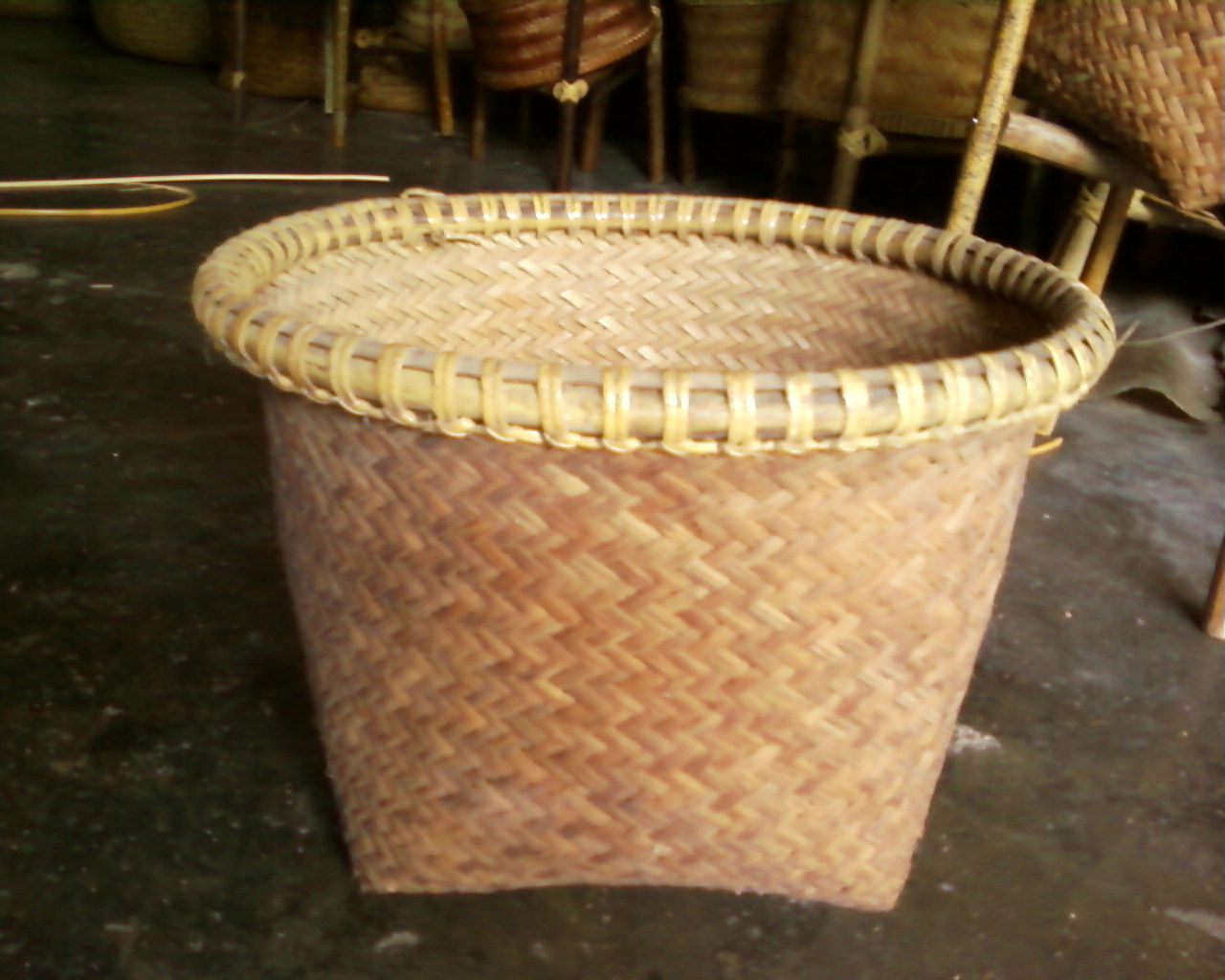 HOME INDUSTRY AND SUPPLIER NATURAL CRAFTS BASKET RACK OF 
