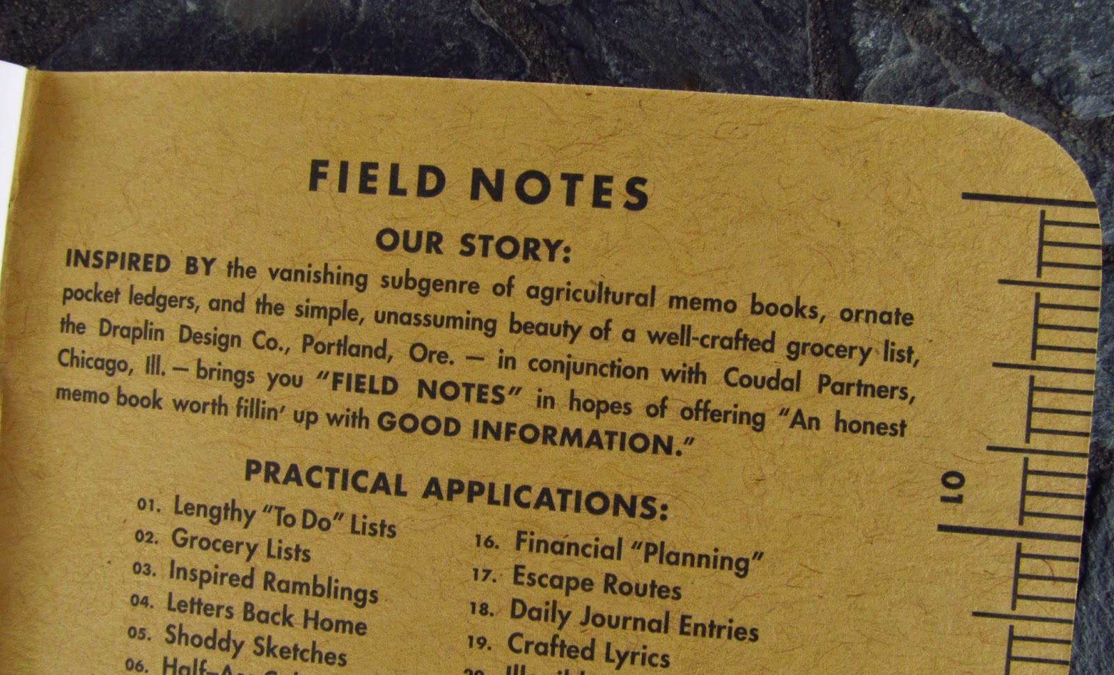 journaling journeys notebook review Field Notes
