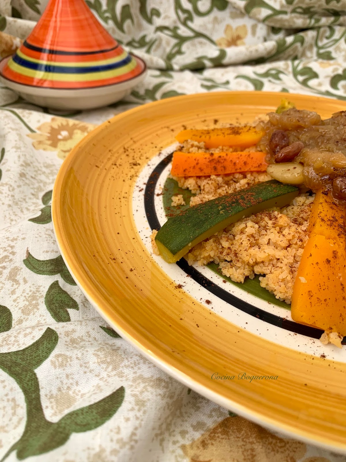 Cous cous vegano sin gluten COCINA BOQUERONA