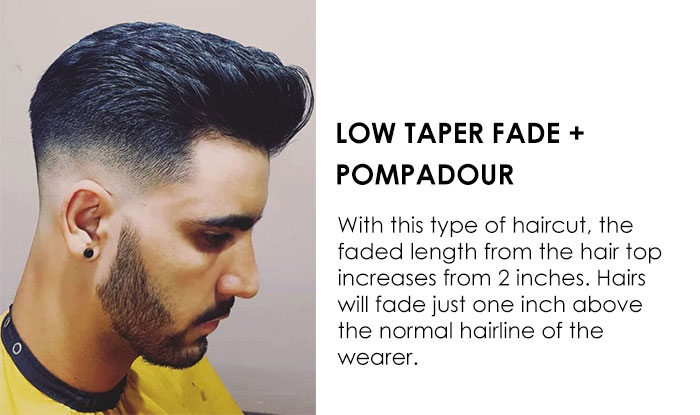 Low Taper Fade +  Pompadour | 29 Different type of Tapper Fade Haircuts for Men | NeoStopZone