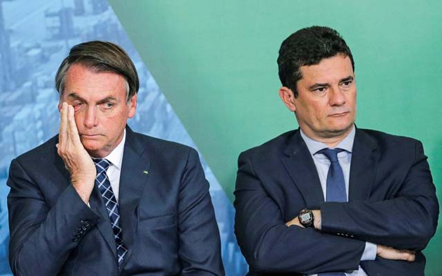 'Não posso admitir que me chame de mentiroso', diz Moro sobre Bolsonaro
