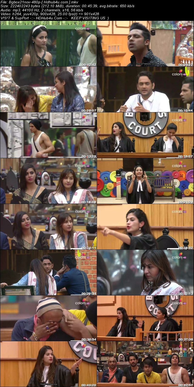 Bigg Boss S11E52 21th November 2017 HDTV 480p 200MB Download Bigg Boss S11E52 21th November 2017 HDTV 480p 200MB Download