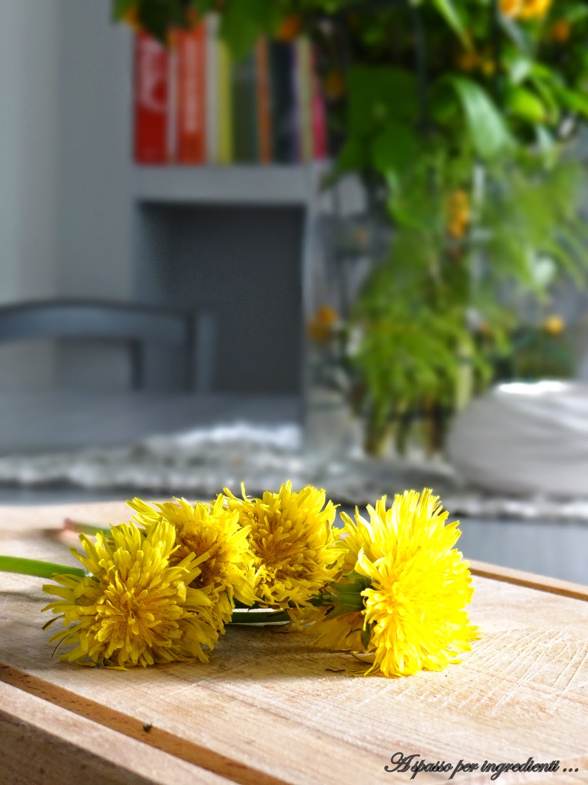 giallo come i fiori: risotto ai fiori di tarassaco