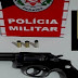 POLÍCIA MILITAR REALIZA APREENSÃO DE ARMA DE FOGO NA CIDADE DE PIANCO-PB