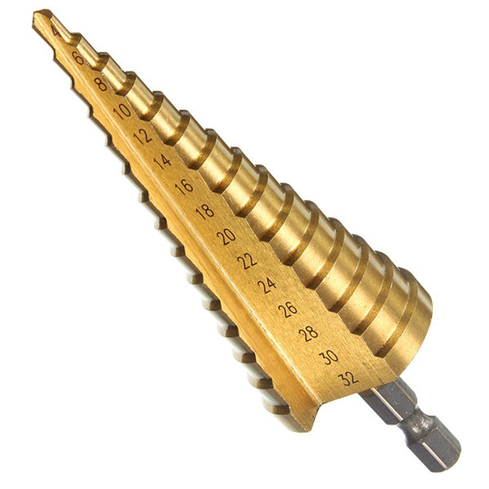 Step Drill Bit Titanium Coated cone Hown store HOWN STORE