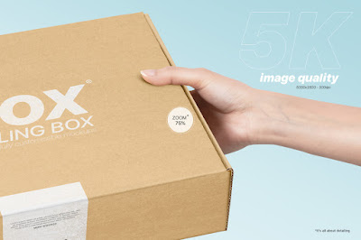 Download Free Mailing Box Mockups Set PSD Mockup Template