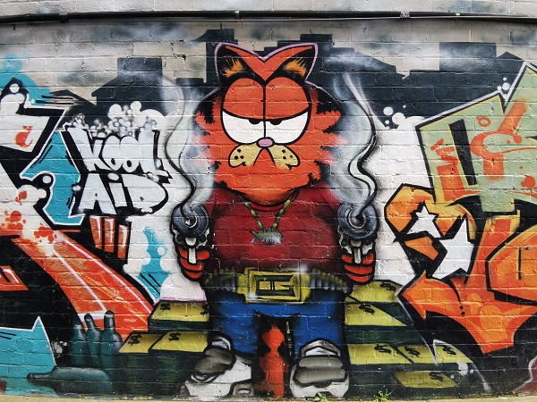 Bondi Street Art | Garfield Mural