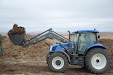 Cámara Muck Spreader & New Holland T6.165 (Echando estiércol) 