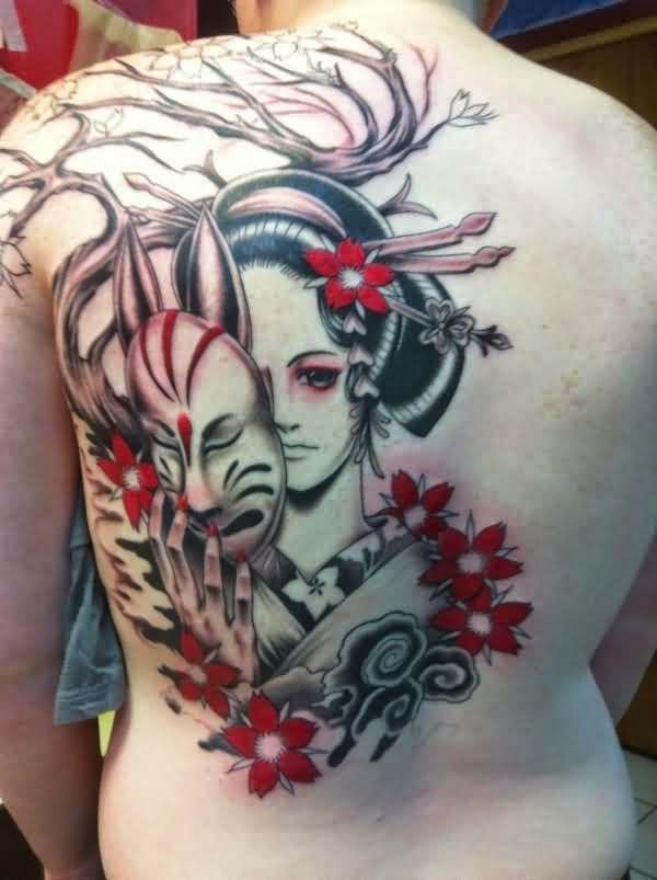 I am back again with wonderful tattoo designs and this time these are Geish...