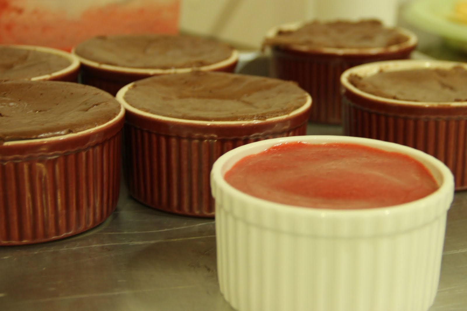 Delish! Lizzie Christensen's Chocolate Ricotta Pudding with Strawberry