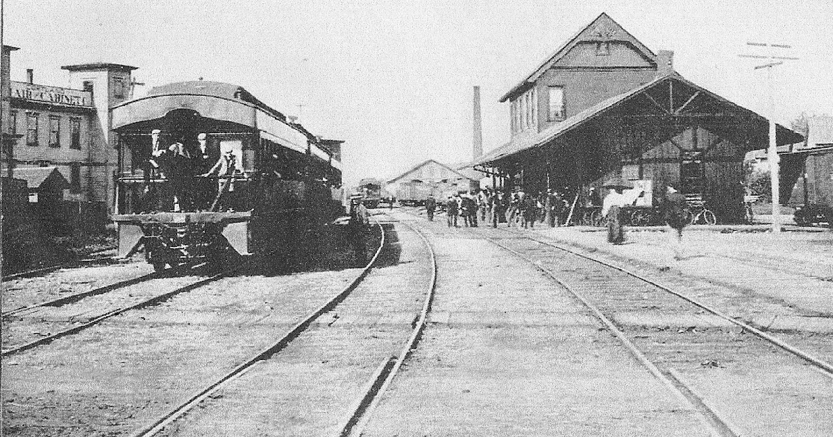 Vintage Railroad Pictures Original Lehigh Valley Station in Cortland, N.Y.