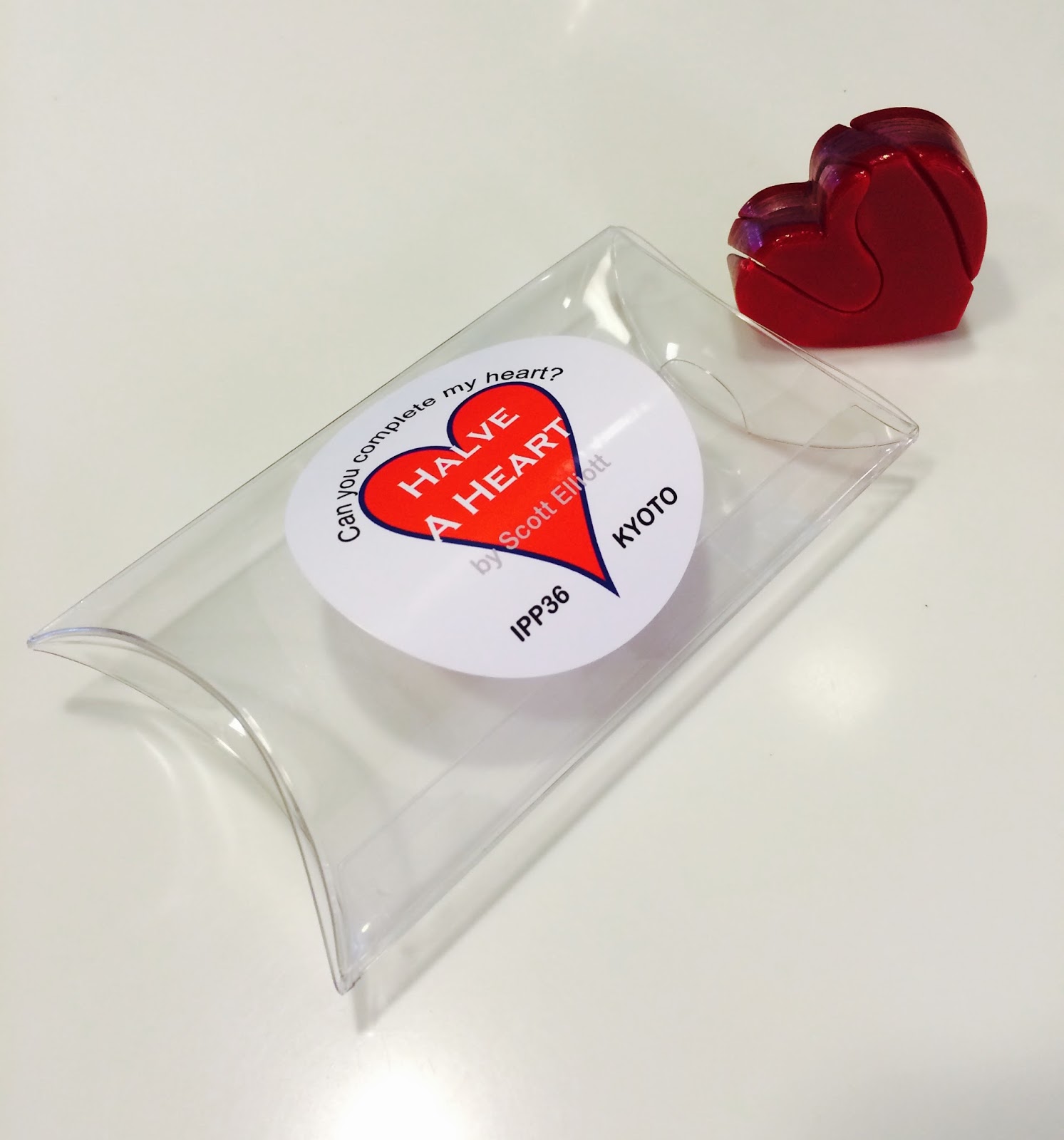 Jerry's Mechanical Puzzle & Brain Teaser Collection Halve A Heart