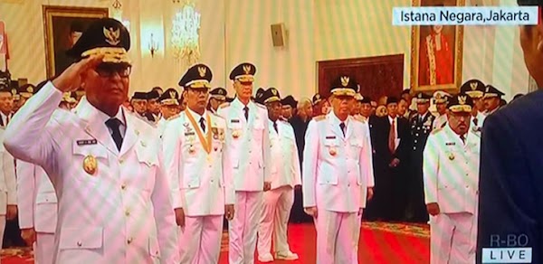 Jokowi Lantik 9 Gubernur di Istana Negara, Ini Daftarnya