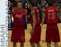 NBA 2K13 Miami Heat X-Mas Jersey Patch (Big Color)