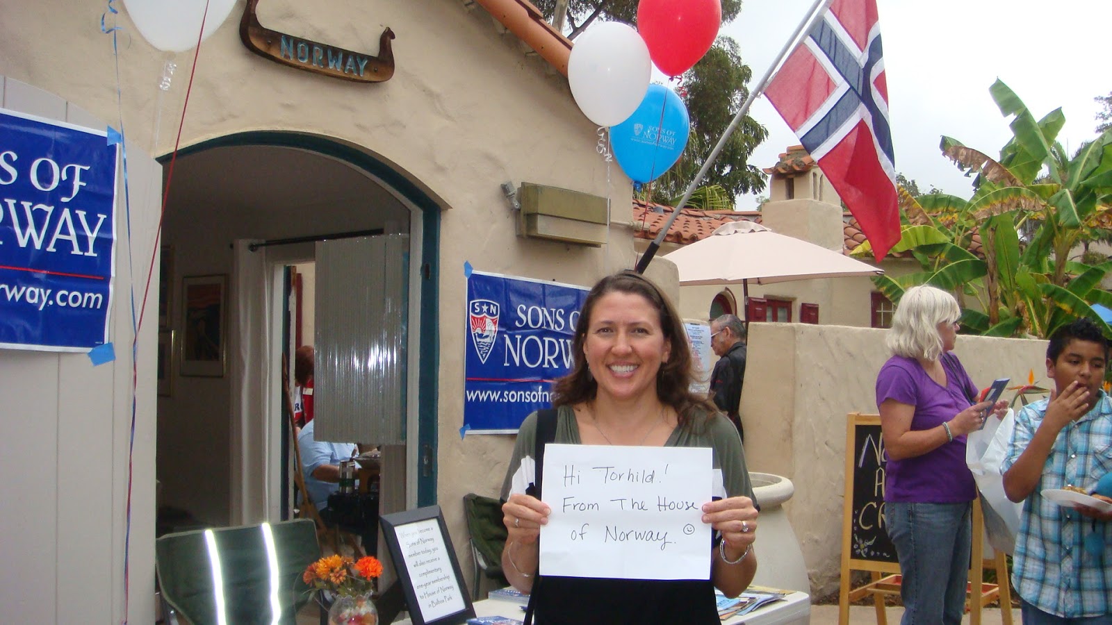 From the rooftop..... San Diego & House of Norway