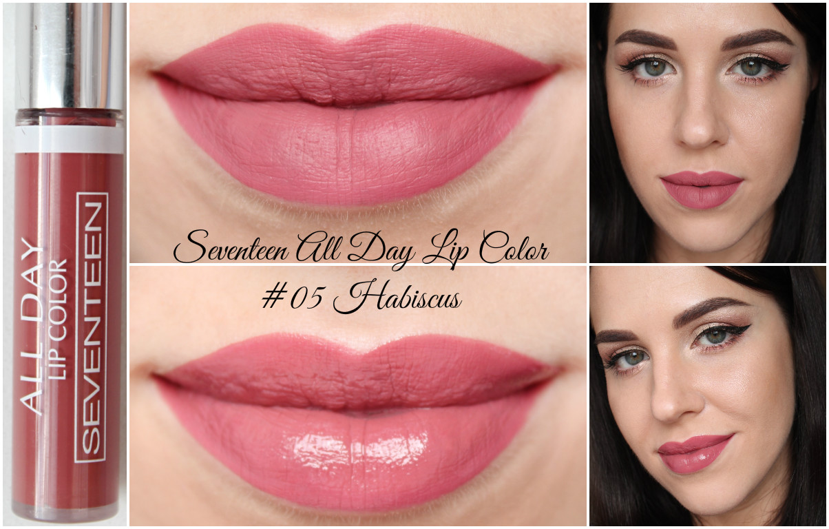 Seventeen All Day Lip Color - обзор всех оттенков*