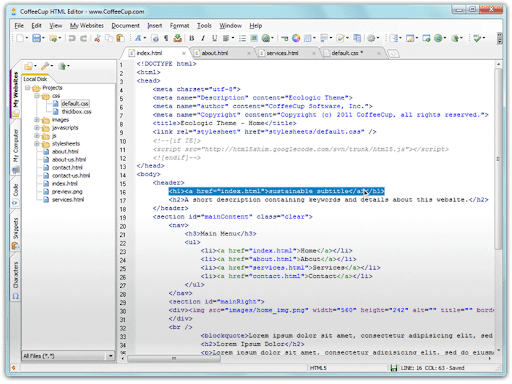 CoffeeCup HTML Editor v17.0 Free Download Full