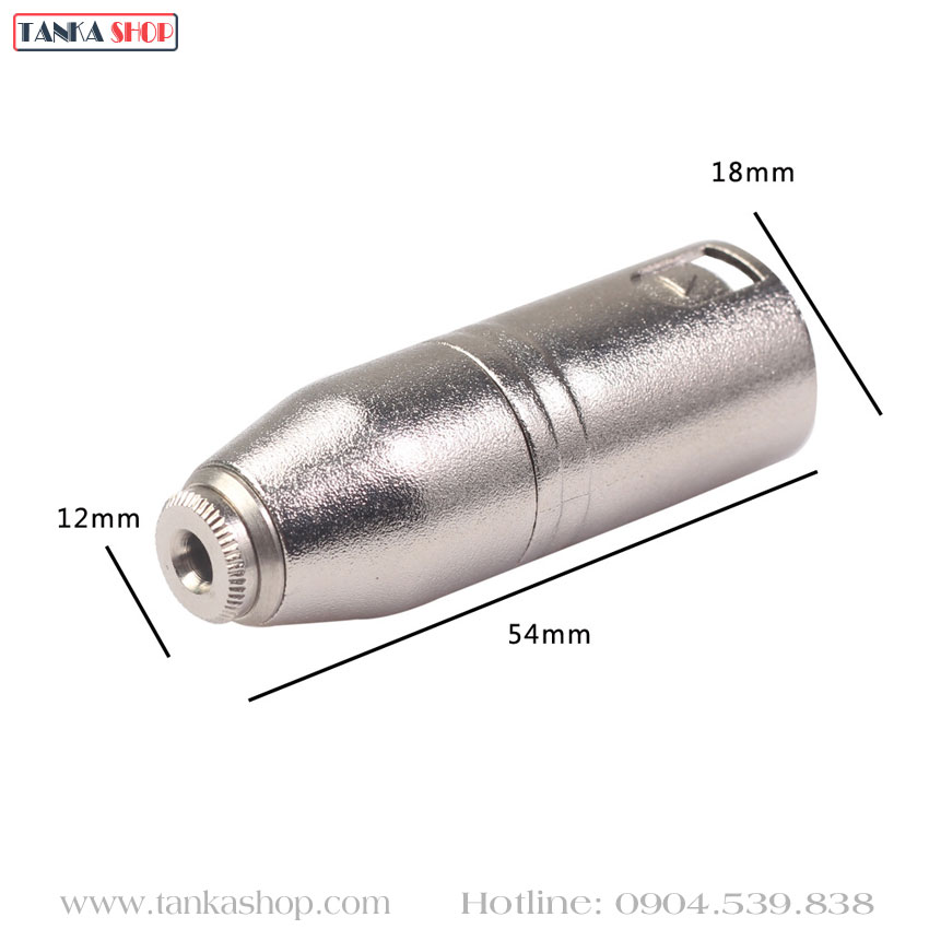 Jack chuyển đổi 3.5 sang canon 3-pin Jack chuyển đổi 3.5 sang canon 3-pin