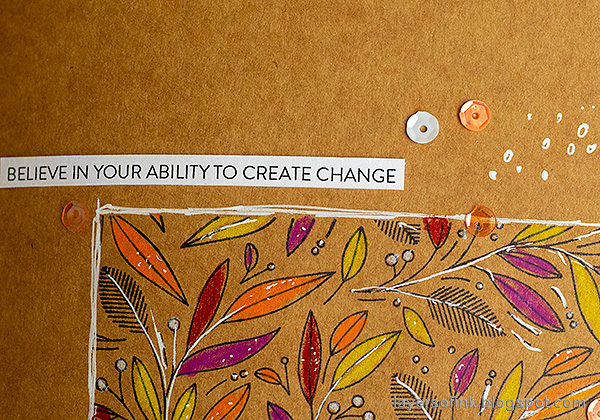 Layers of ink - Colored Pencils on Kraft Tutorial by Anna-Karin Evaldsson.