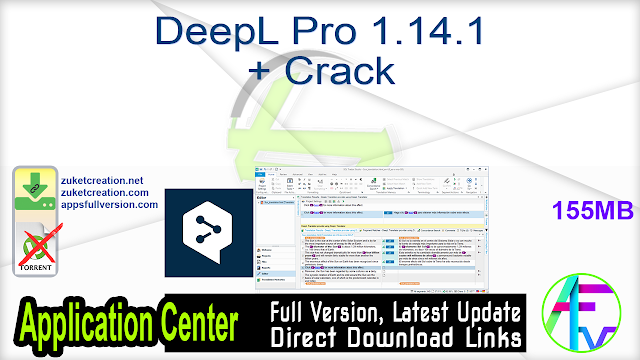 DeepL Pro 1.14.1 + Crack