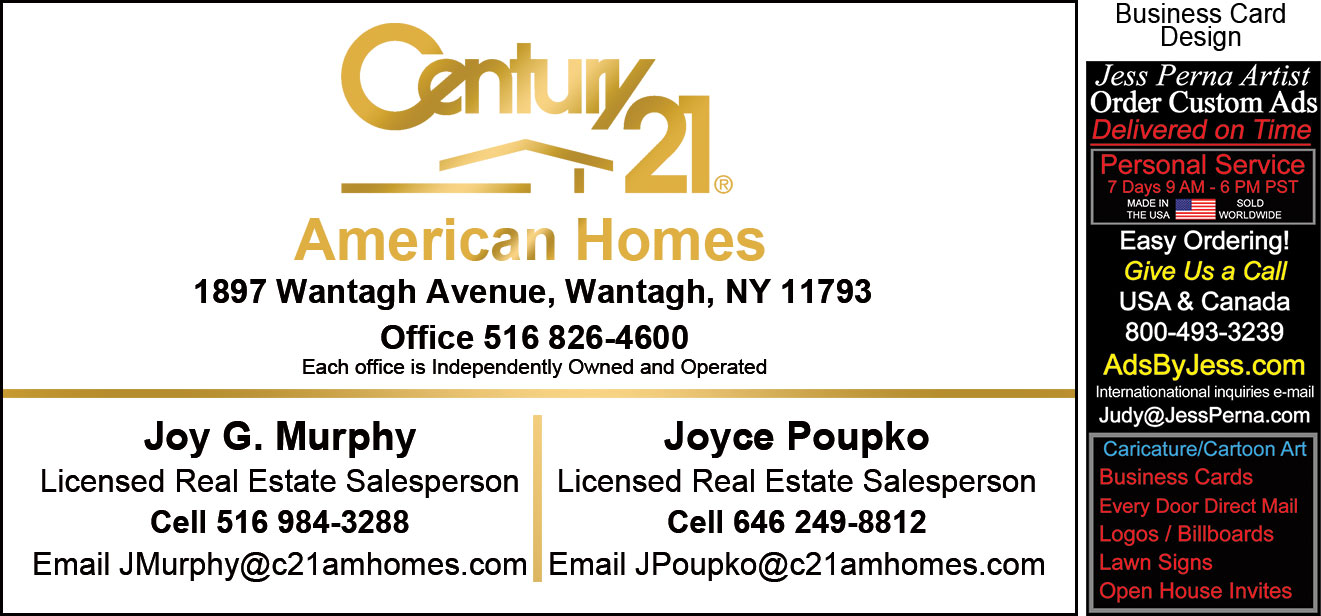 How To Order Ad Cartoons And Caricatures From A Freelance Century 21 Real Estate Partners Business Cards