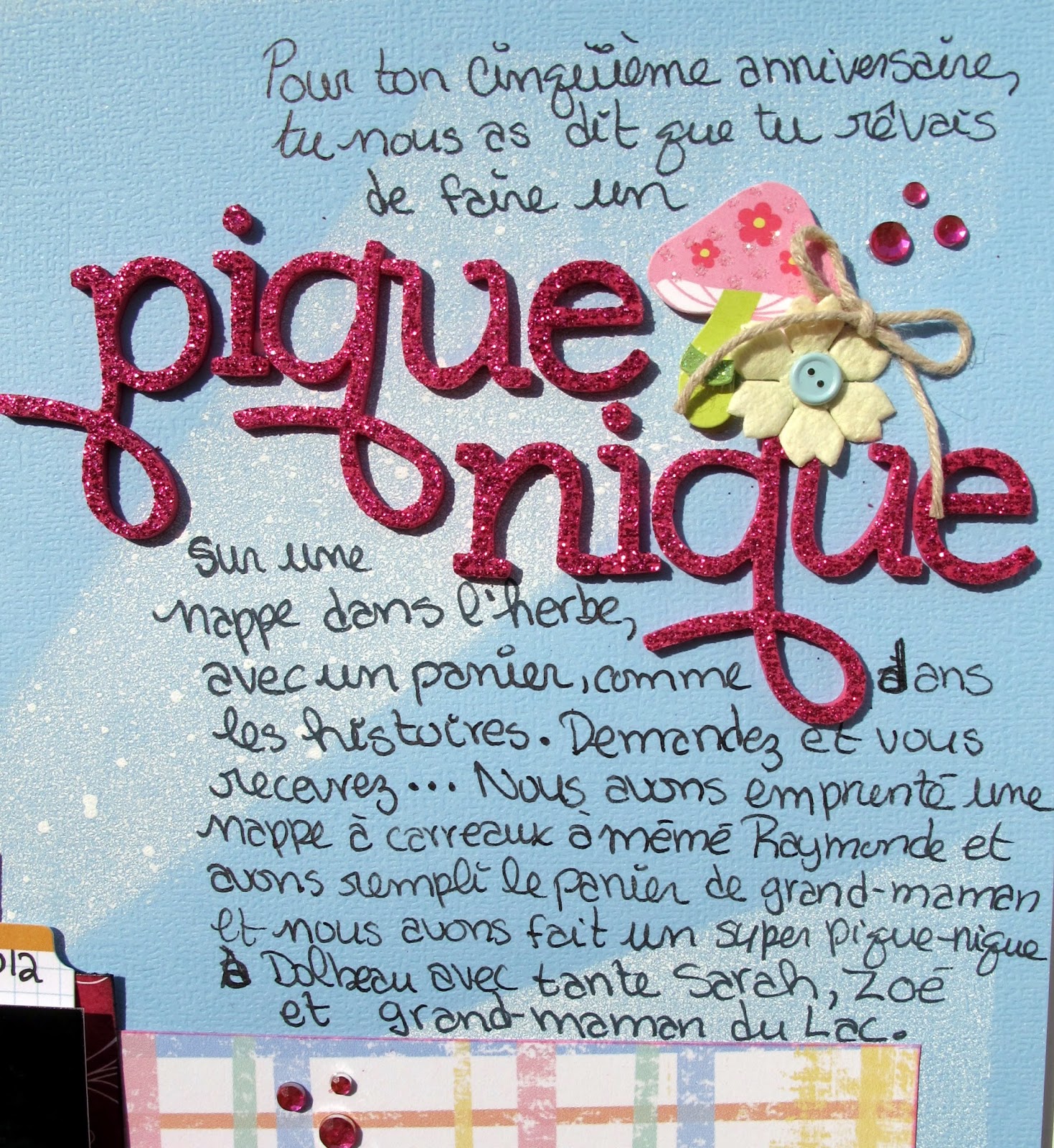 Ma cours à scrap * Piquenique