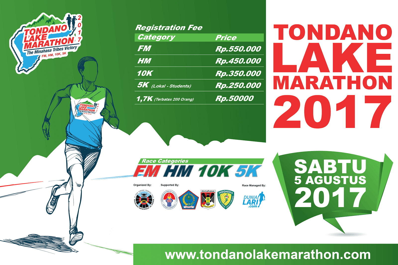 🔍 Tondano Lake Marathon • 2017 Tondano Lake Marathon • 2017
