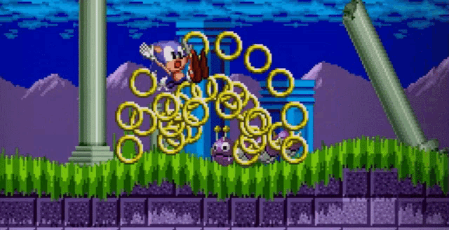 Sonic The Hedgehog Rings GIF