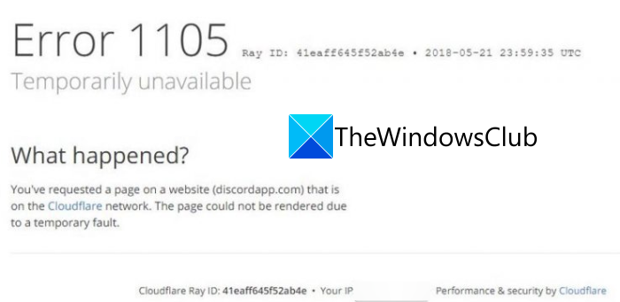 Arreglar Discord Error 1105 en PC con Windows
