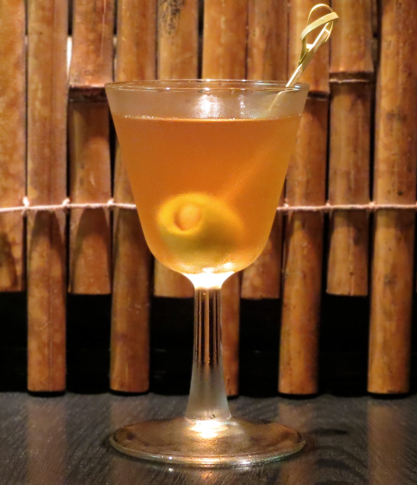 Fogged In Lounge: Bamboo Cocktail