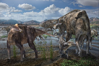 Scientists find dinosaur fossils such as hadrosaurids in unusual areas such as the Arctic. Their speculations were disproved, but a creation science flood model explains.