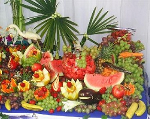 TRIBARTE: Decoração para ceia de natal com frutas