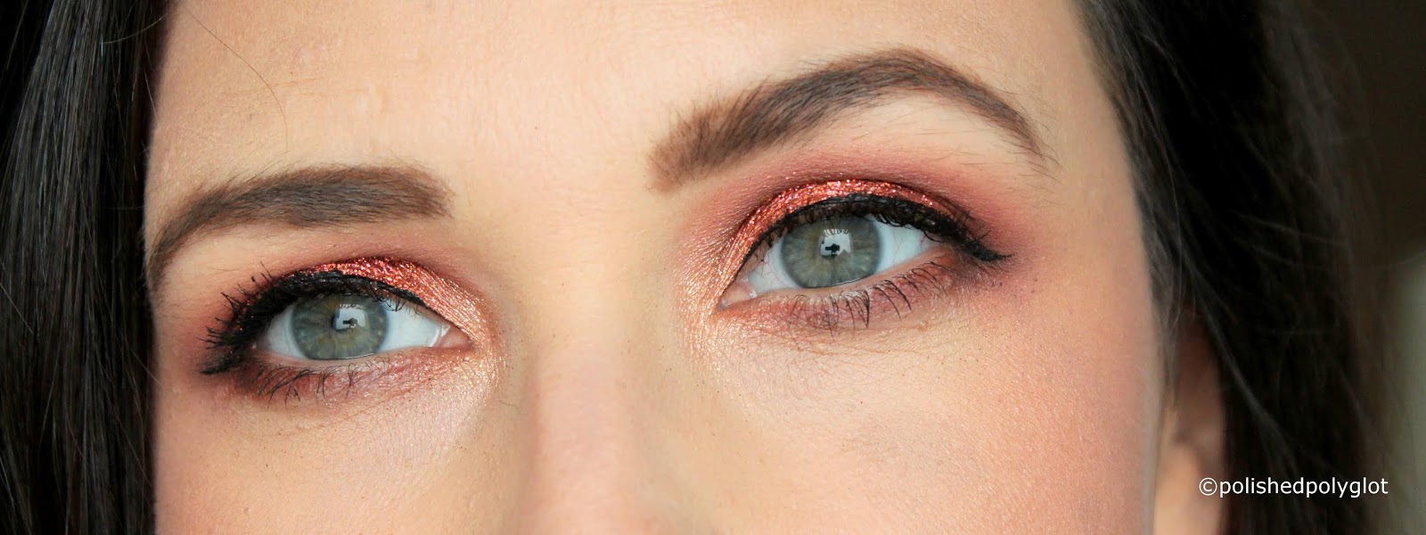 Makeup │ Festive Copper Glitter look using Huda Beauty Palette