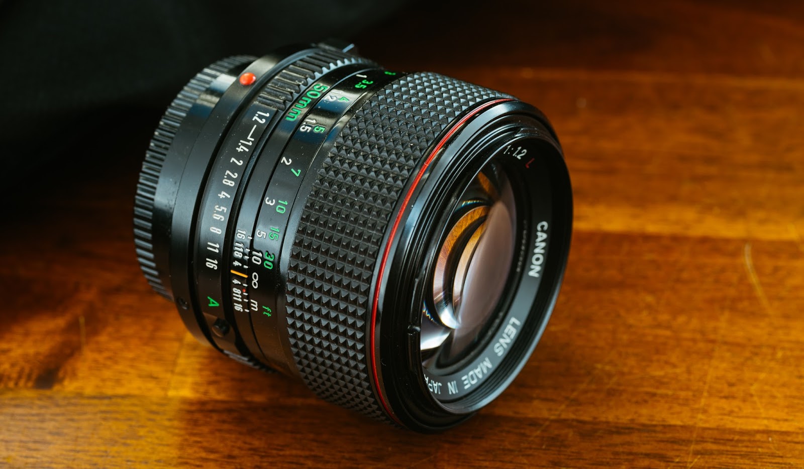 Canon Lens FD 50mm 1:1.2L - Tiny Superspeed