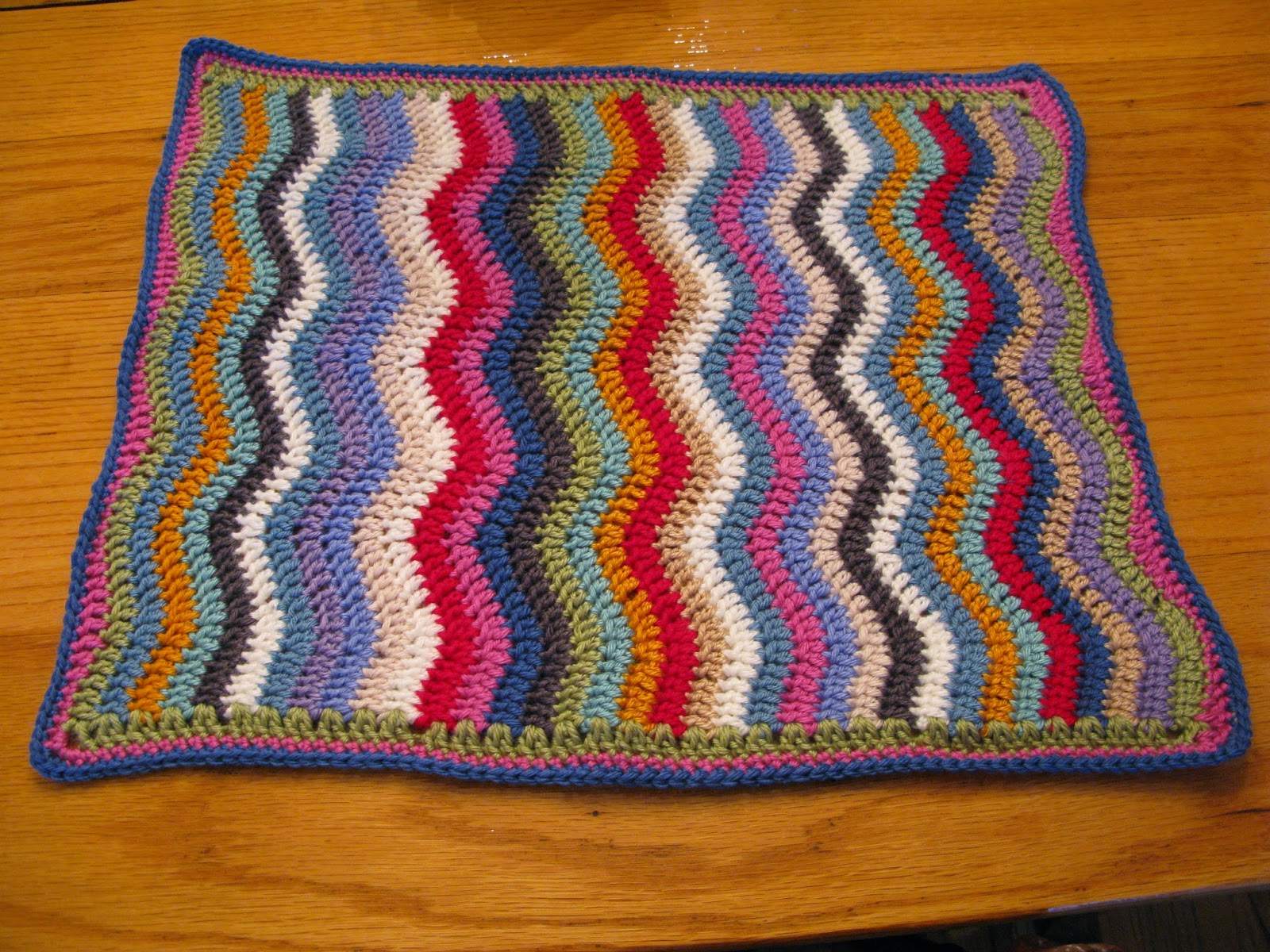 meo my crochet Mini Ripple Blanket for Dolls