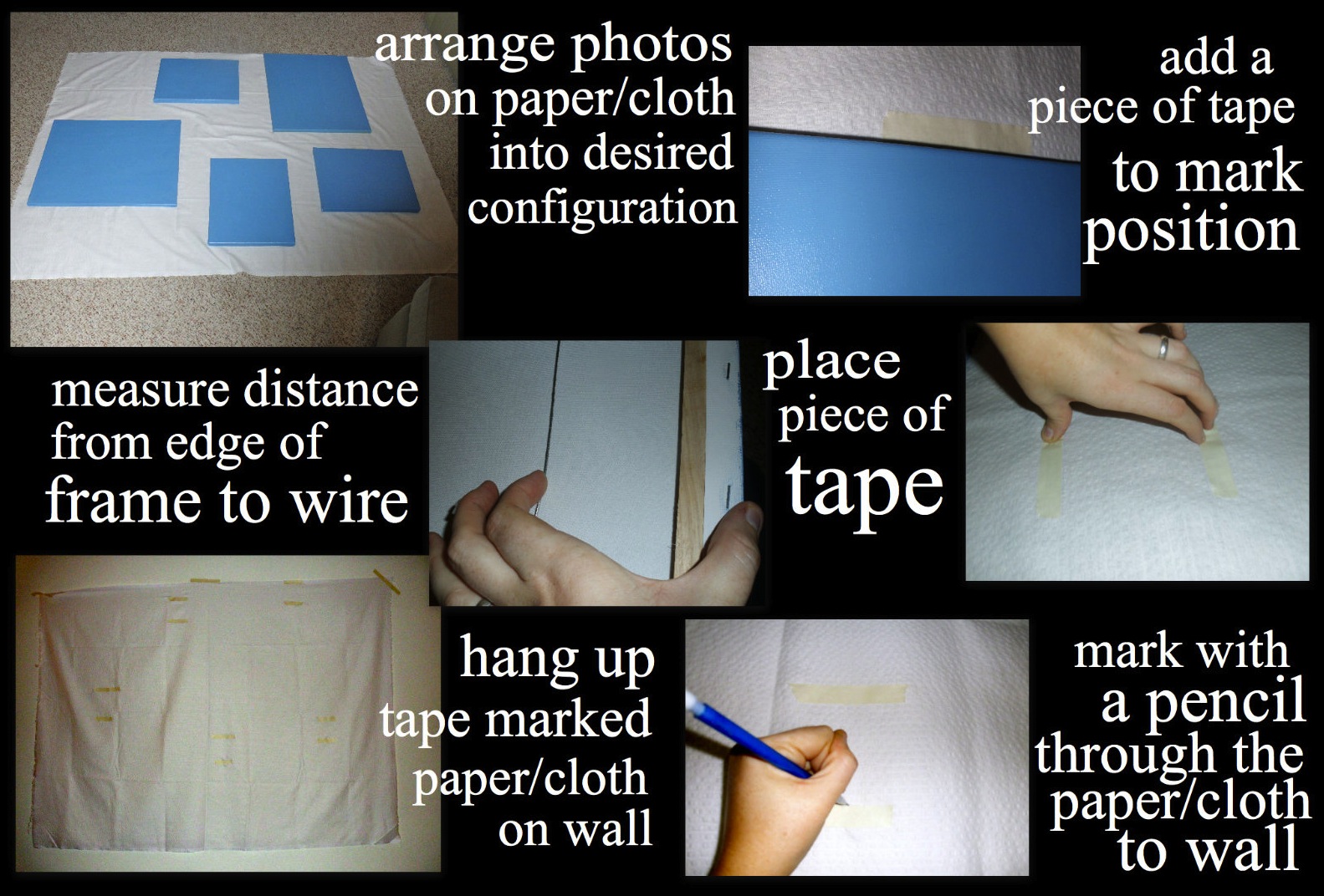 Kate's Kreative Blog Picture Hanging Trick