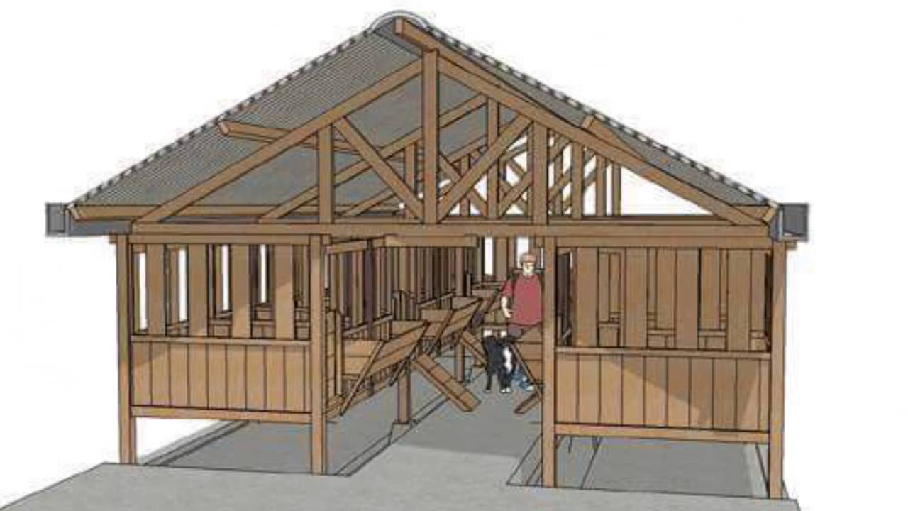 Desain Kandang Kambing Etawa dari Bambu dan Kayu