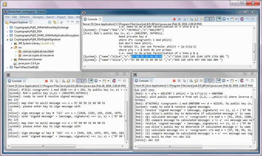 Prototype Project RSA Digital Signature w/ JAVA