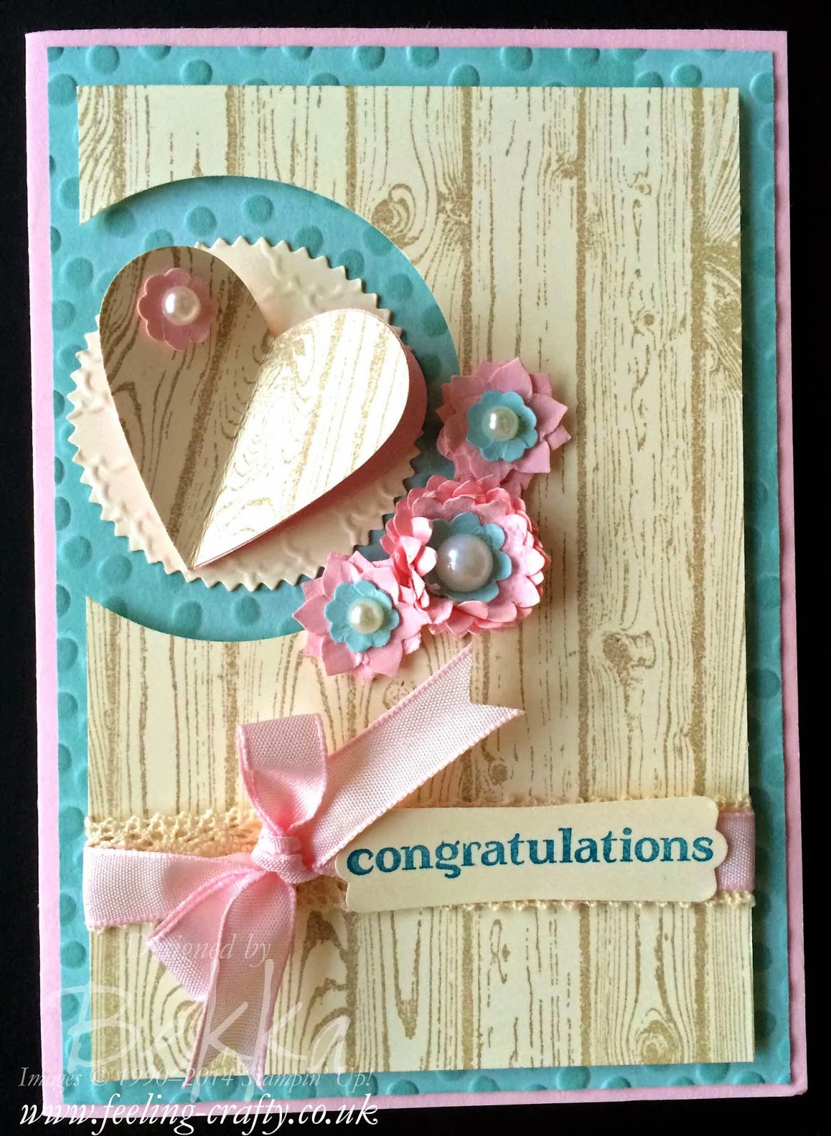 Engagement Congratulations Card made with Stampin' Up! Supplies - find out more here