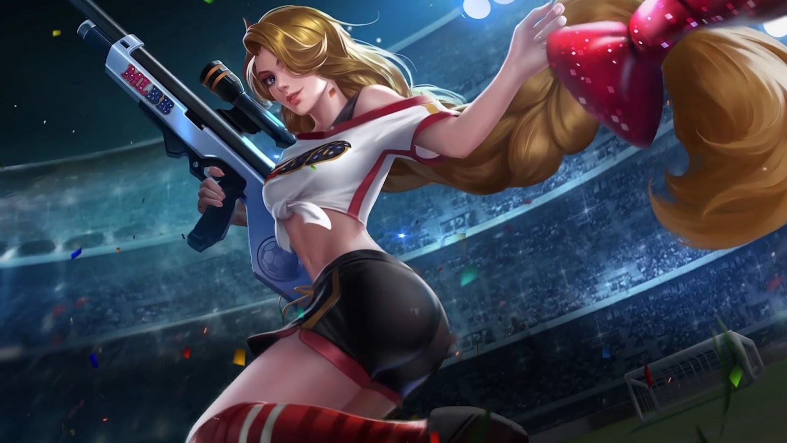 Wallpaper Lesley Cheergun Gunner Skin Mobile Legends HD for PC